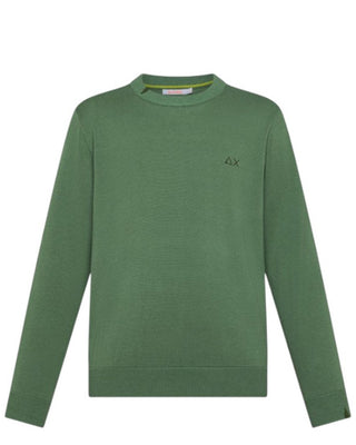 Sun68 Maglia Girocollo K35301B Con Logo