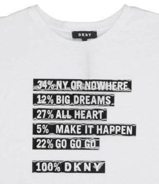 Dkny T-Shirt mit Rundhalsausschnitt D35Q54