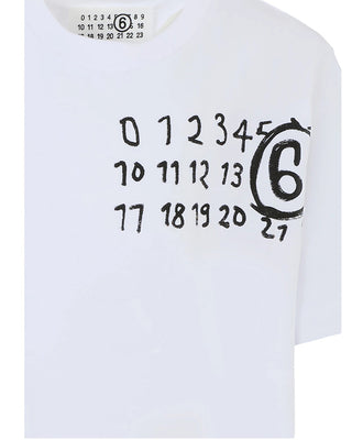Maison Margiela T-shirt in jersey con Numeric logo M60897-MM02Y