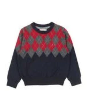 Sun68 Diamond Pattern Sweater K29307