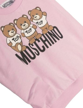 Moschino Felpa girocollo con stampa MSF04Q