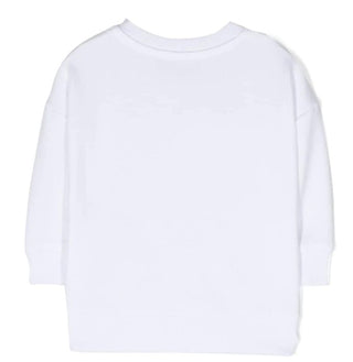 Moschino Felpa girocollo con logo e simbolo MWF03Q