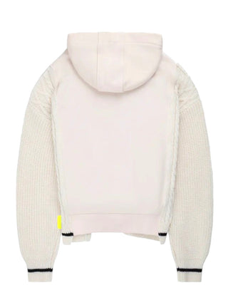 Barrow Felpa avorio con cappuccio F4BKJUHS005