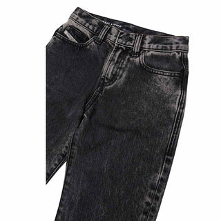 Diesel Jeans Neri Con Stampa J03061-KXBUC-K02 Per Bambino