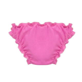 Selini Action By Eleni Balerba Slip Mare Fucsia Con Conchiglie Per Bambina SES0MB20