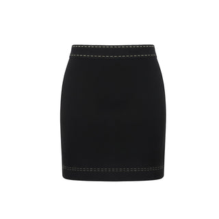 TWINSET Gonna Nera In Maglia 262GJ3021 Per Bambina