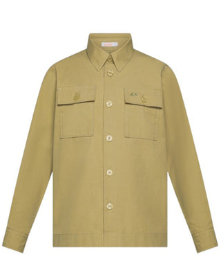 Sun68 Camicia Overshit S35313 Con Logo