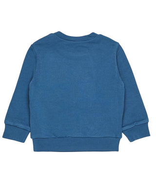 Dsquared2 Felpa girocollo in cotone con logo DQ3095 D0AC6