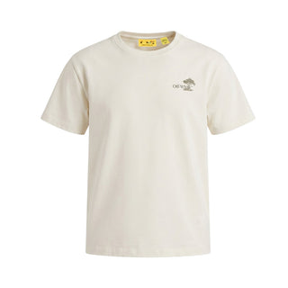 Off-White T-shirt Avorio Con Stampa 44GAA001F26J00D272 Per Bambina