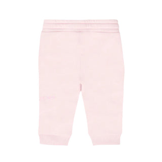 Givenchy Pantaloni jogger rosa in felpa con logo H30896
