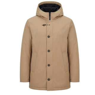 Fay Giacca Imbottita Beige Con Gancio NAM3651030 Per Uomo