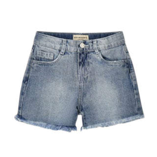 Roy Roger's Shorts In Denim Chiaro Per Bambina RG158/7027
