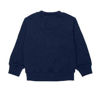 Dsquared2 Felpa Girocollo Blu Con Logo DQ3510-D0AJ2-DQ864 Per Neonato