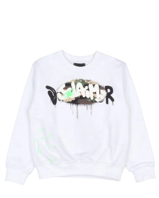 Disclaimer Felpa Con Stampa 24EDK58056 In Cotone