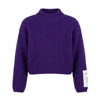 Hinnominate Maglia Viola In Misto Lana 3641WY0269/01 Per Bambina