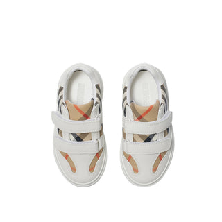 Burberry Sneakers con Applicazione Check 8095821 Unisex Junior