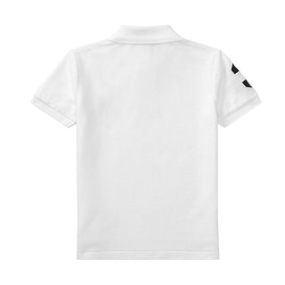 Polo Ralph Lauren Polo Bianca In Piqué Di Cotone 322670257006 Per Bambino