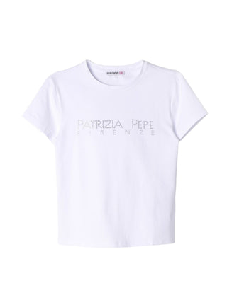 Patrizia Pepe T-shirt a maniche corte con logo 7M0809/J061