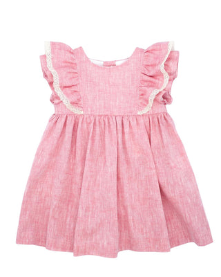 Fina Ejerique Vestina con ruches P25A30ROJ