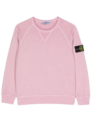Stone Island Rundhals-Sweatshirt mit Logo 801660160