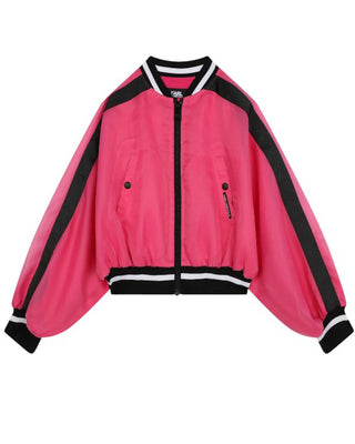 Karl Lagerfeld Giubbino fucsia da bambina Z30360
