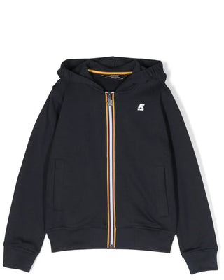 k-Way Felpa con zip e cappuccio K21261W