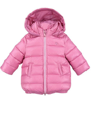 Fay Giubbino trapuntato con cappuccio e logo 9F2700