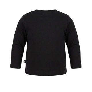 Daniele Alessandrini T-shirt Nera A Maniche Lunghe 1291M00203-N Per Neonato