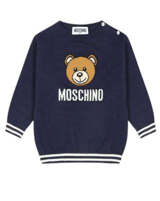 Moschino Rundhalspullover MYW00J mit Teddybär