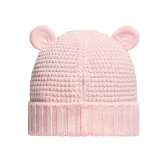 Moncler Cappello Rosa In Lana Con Orecchie L29513B00005-529 Per Neonata