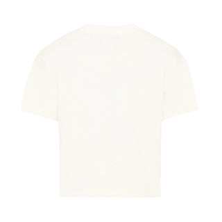 Lanvin T-shirt Avorio Con Stampa N30427/117 Per Bambini