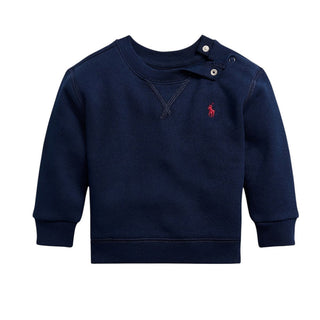 Polo Ralph Lauren Felpa Girocollo Blu 320772102002 Per Neonati