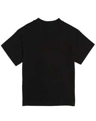 Palm Angels T-shirt nera in jersey con stampa Bear e logo PGAA002F25JER00A1030