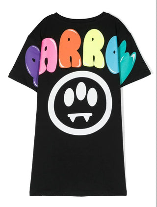 Barrow 033060 Girls Colourful Print Crew Neck Dress