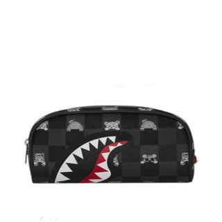 SPRAYGROUND Astuccio GRAY PEEKING CHARACTER CHECK 910B8913NSZ