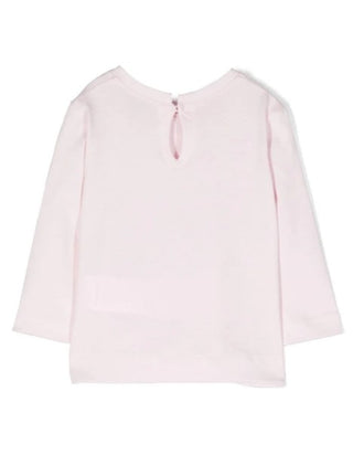 Monnalisa T-shirt girocollo a manica lunga 39B601