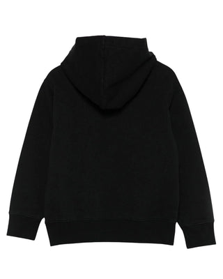 Palm Angels Felpa nera con cappuccio e logo PGBB015F25FLE001103B