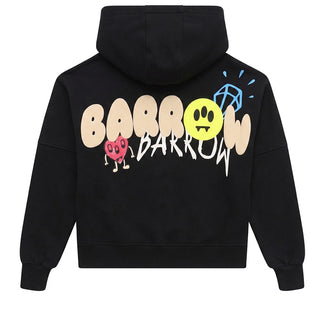 Barrow Felpa Con Cappuccio In Cotone F4BKJGHS143 Per Bambina