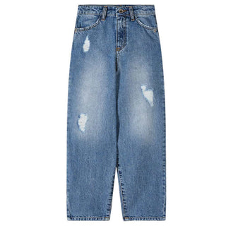 Patrizia Pepe Jeans Baggy Baloon Con Rotture 7P0394/D148-CB17