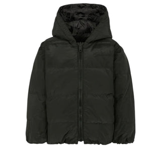 Givenchy Giubbino nero reversibile con cappuccio e logo H30931