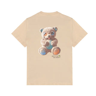 Barrow T-shirt Beige In Jersey Con Teddy S6BKJUTH003-092