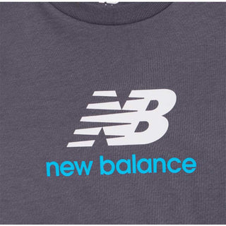 New Balance T-shirt Grigia Con Stampa LAKB0253-AA9078 Per Bambino