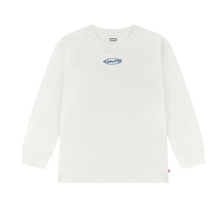 Levis T-shirt Avorio A Maniche Lunghe 6ER445-W0E Per Neonato