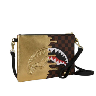 SPRAYGROUND Pochette SHARKS IN PARIS GOLD DRIP 910B9344NSZ