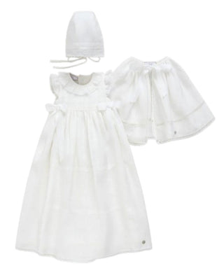 Paz Rodriguez Veste Battesimale CON MANTELLINA 008153267