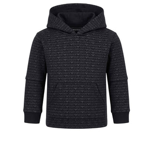 Emporio Armani Felpa Blu Con Cappuccio Per Neonato 6DHBJA-4JHYZ