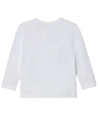 Pinko T-shirt in jersey bianca con logo F4PIBGTH204