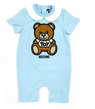 Moschino Romper WITH EMBROIDERED TEDDY MMT01H WITH CLIPS