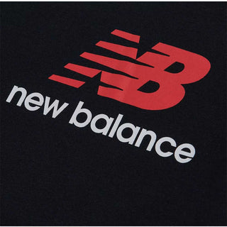 New Balance T-shirt Nera Con Stampa LAKB0253-BK078 Per Bambino
