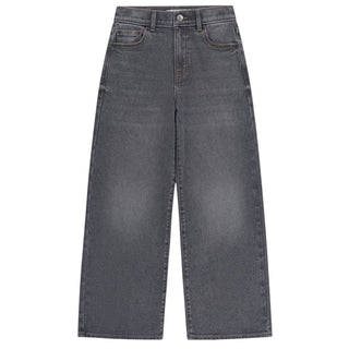 Levis Jeans Baggy A Vita Alta In Denim Grigio 3EP025-DF3 Per Bambina